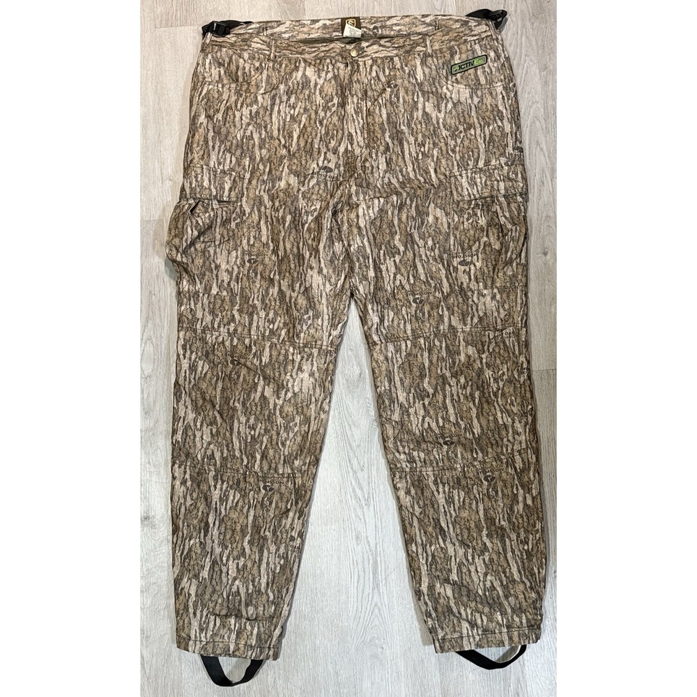 Drake Waterfowl MST Jean Cut Under Wader Pants Mens Size 2XL Bottomland Camo